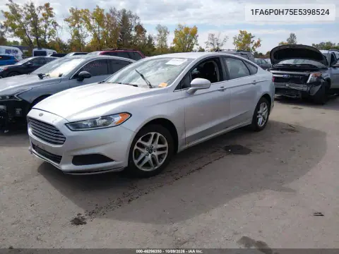 2014 Ford Fusion Se VIN 1FA6P0H75E5398524 фото 2
