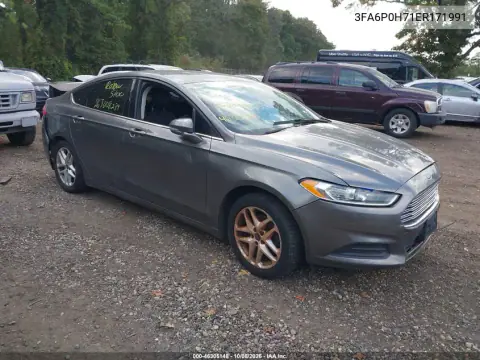 3FA6P0H71ER171991 — 2014 Ford Fusion, Левая сторона, фото до ремонта