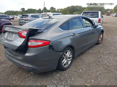2014 Ford Fusion Se VIN 3FA6P0H71ER171991 фото 4