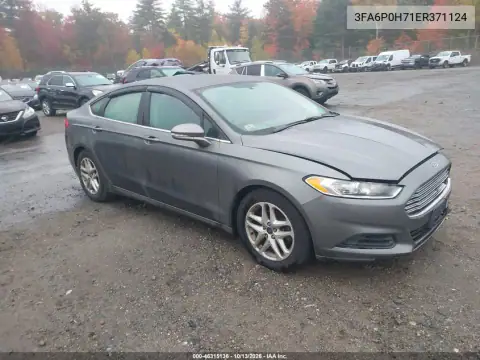 3FA6P0H71ER371124 — 2014 Ford Fusion, Левый бок, фото до ремонта