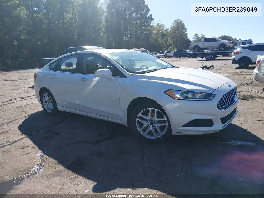 2014 Ford Fusion Se VIN 3FA6P0HD3ER239049 фото 2