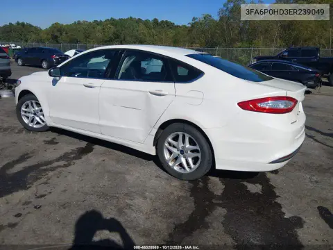 2014 Ford Fusion Se VIN 3FA6P0HD3ER239049 фото 4