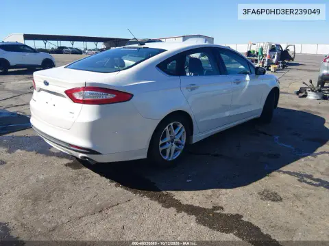 2014 Ford Fusion Se VIN 3FA6P0HD3ER239049 фото 5