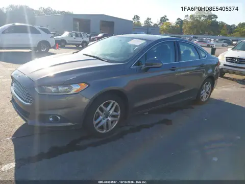 2014 Ford Fusion Se VIN 1FA6P0HD8E5405374 фото 2