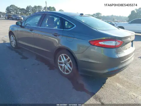 2014 Ford Fusion Se VIN 1FA6P0HD8E5405374 фото 3