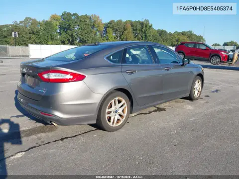 2014 Ford Fusion Se VIN 1FA6P0HD8E5405374 фото 4