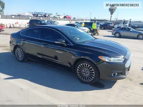 3FA6P0K98ER258233 — 2014 Ford Fusion, Передняя часть, фото до ремонта