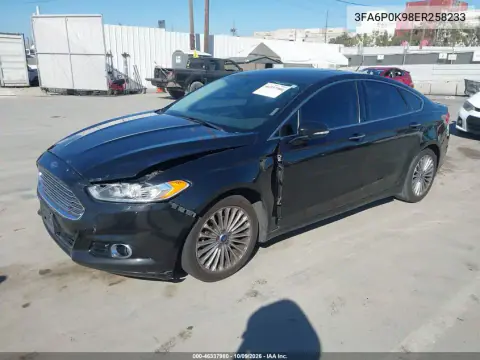 2014 Ford Fusion Titanium VIN 3FA6P0K98ER258233 фото 3