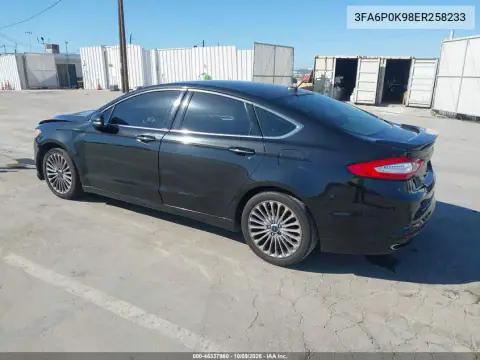 2014 Ford Fusion Titanium VIN 3FA6P0K98ER258233 фото 4