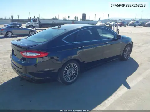 2014 Ford Fusion Titanium VIN 3FA6P0K98ER258233 фото 5