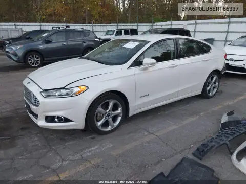 2014 Ford Fusion Hybrid Se VIN 3FA6P0LU5ER166337 фото 3
