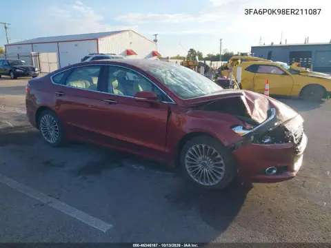 3FA6P0K98ER211087 — 2014 Ford Fusion, Левый бок, фото до ремонта