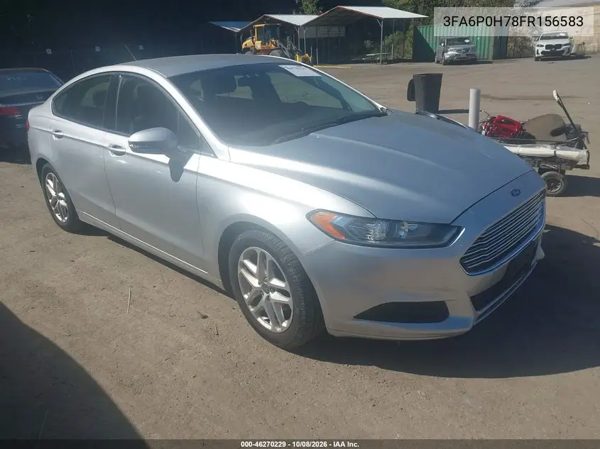 2015 Ford Fusion Se VIN 3FA6P0H78FR156583 фото 2