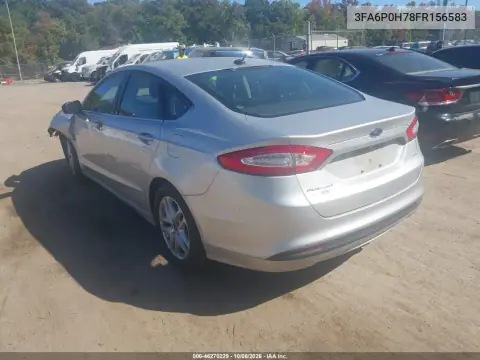 2015 Ford Fusion Se VIN 3FA6P0H78FR156583 фото 4