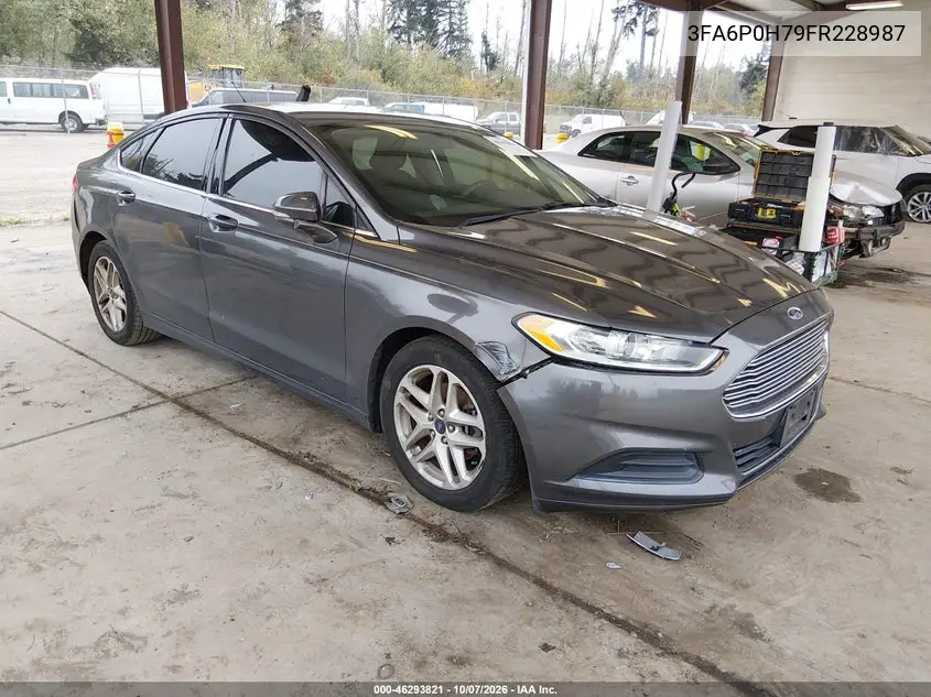 2015 Ford Fusion Se VIN 3FA6P0H79FR228987 фото 2