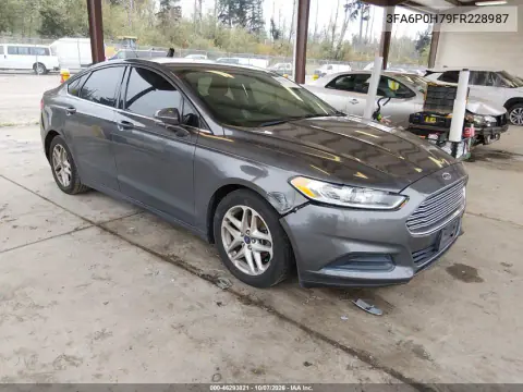2015 Ford Fusion Se VIN 3FA6P0H79FR228987 фото 2