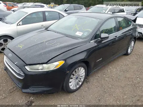 2015 Ford Fusion Hybrid S VIN 3FA6P0UUXFR242408 фото 2