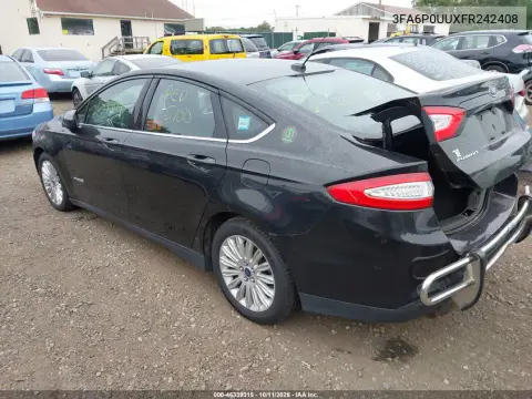 2015 Ford Fusion Hybrid S VIN 3FA6P0UUXFR242408 фото 3