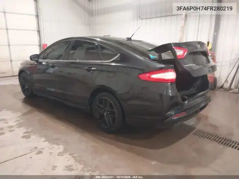 3FA6P0H74FR280219 — 2015 Ford Fusion, фото 4 с аукциона IAAI, Задняя часть