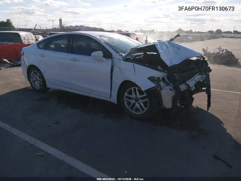 2015 Ford Fusion Se VIN 3FA6P0H70FR130673 фото 1