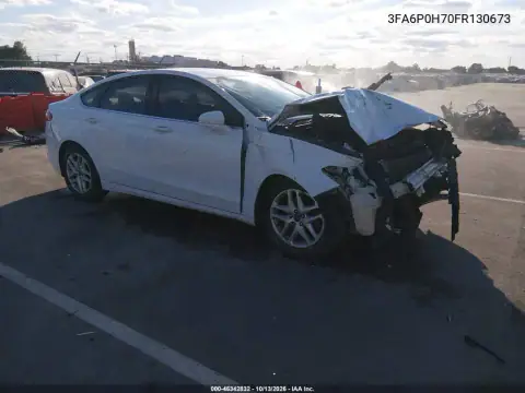 3FA6P0H70FR130673 — 2015 Ford Fusion, Передняя часть справа, фото до ремонта