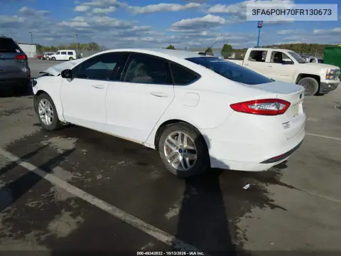 2015 Ford Fusion Se VIN 3FA6P0H70FR130673 фото 3