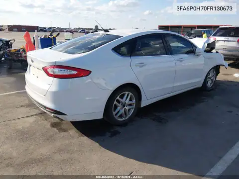 2015 Ford Fusion Se VIN 3FA6P0H70FR130673 фото 4