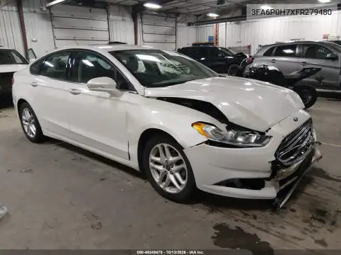 3FA6P0H7XFR279480 — 2015 Ford Fusion, Передняя часть, фото до ремонта