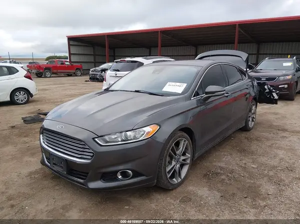 3FA6P0K90GR156654 — 2016 Ford Fusion, фото 2 с аукциона IAAI, Задняя часть