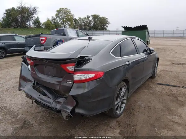 3FA6P0K90GR156654 — 2016 Ford Fusion, фото 4 с аукциона IAAI, Задняя часть