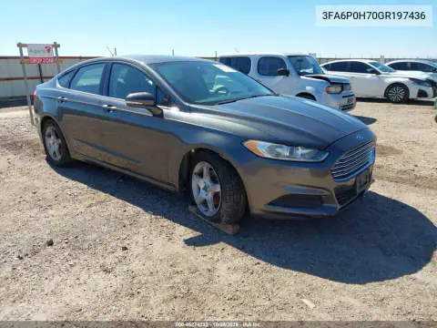 3FA6P0H70GR197436 — 2016 Ford Fusion, Правая сторона, фото до ремонта