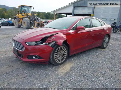 2016 Ford Fusion Titanium VIN 3FA6P0K99GR113186 фото 3