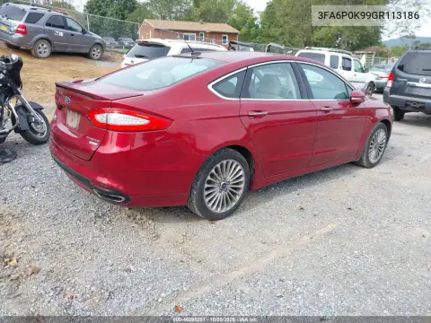 2016 Ford Fusion Titanium VIN 3FA6P0K99GR113186 фото 5