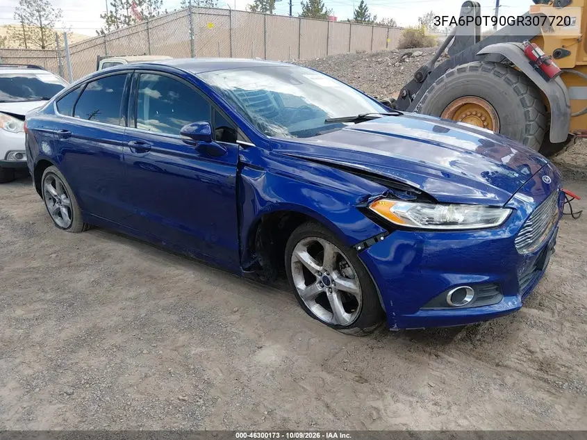 2016 Ford Fusion Se VIN 3FA6P0T90GR307720 фото 2