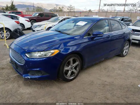 2016 Ford Fusion Se VIN 3FA6P0T90GR307720 фото 3