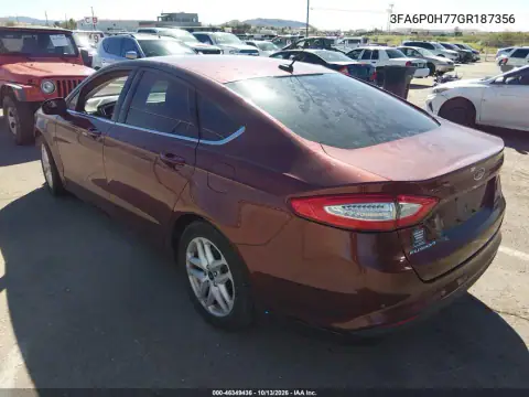 3FA6P0H77GR187356 — 2016 Ford Fusion, фото 4 с аукциона IAAI, Передняя часть