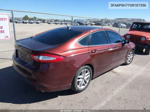 3FA6P0H77GR187356 — 2016 Ford Fusion, фото 5 с аукциона IAAI, Передняя часть