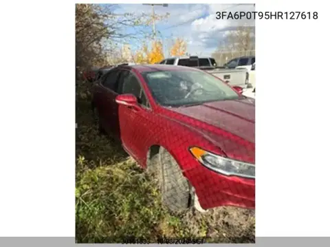 3FA6P0T95HR127618 — 2017 Ford Fusion, Кража, фото до ремонта