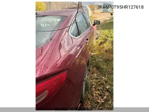 2017 Ford Fusion Se VIN 3FA6P0T95HR127618 фото 3