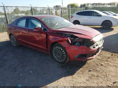 3FA6P0H99HR350673 — 2017 Ford Fusion, Передняя часть, фото до ремонта