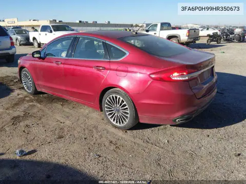 2017 Ford Fusion Se VIN 3FA6P0H99HR350673 фото 4