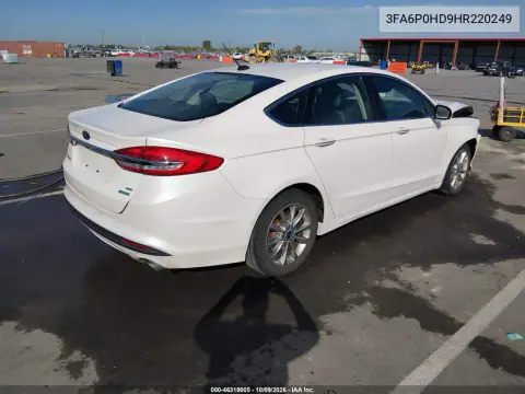 2017 Ford Fusion Se VIN 3FA6P0HD9HR220249 фото 5