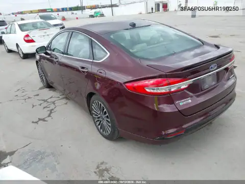 3FA6P0SU6HR190250 — 2017 Ford Fusion, фото 4 с аукциона IAAI, Задняя часть