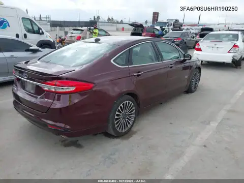 3FA6P0SU6HR190250 — 2017 Ford Fusion, фото 5 с аукциона IAAI, Задняя часть