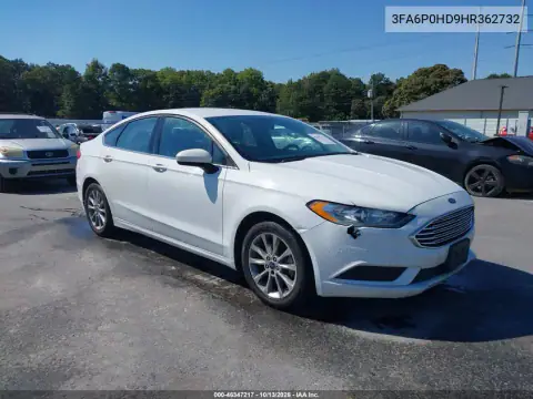 3FA6P0HD9HR362732 — 2017 Ford Fusion, Естественный износ, фото до ремонта