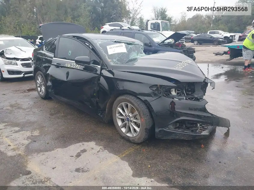 3FA6P0HD5HR293568 Ford Fusion 2017 — повреждение Левый бок, фото до ремонта