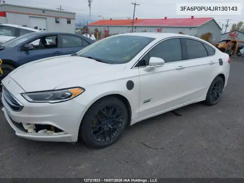 3FA6P0PU4JR130143 — 2018 Ford Fusion, фото 2 с аукциона IAAI 20.10.2026, Передняя часть