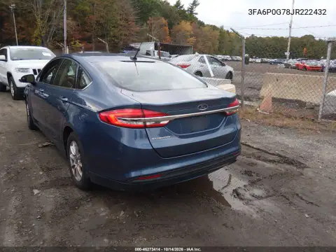 3FA6P0G78JR222432 — 2018 Ford Fusion, фото 4 с аукциона IAAI, Передняя часть
