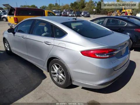 2018 Ford Fusion S VIN 3FA6P0G76JR103908 фото 4