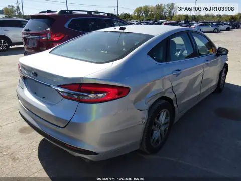 2018 Ford Fusion S VIN 3FA6P0G76JR103908 фото 5